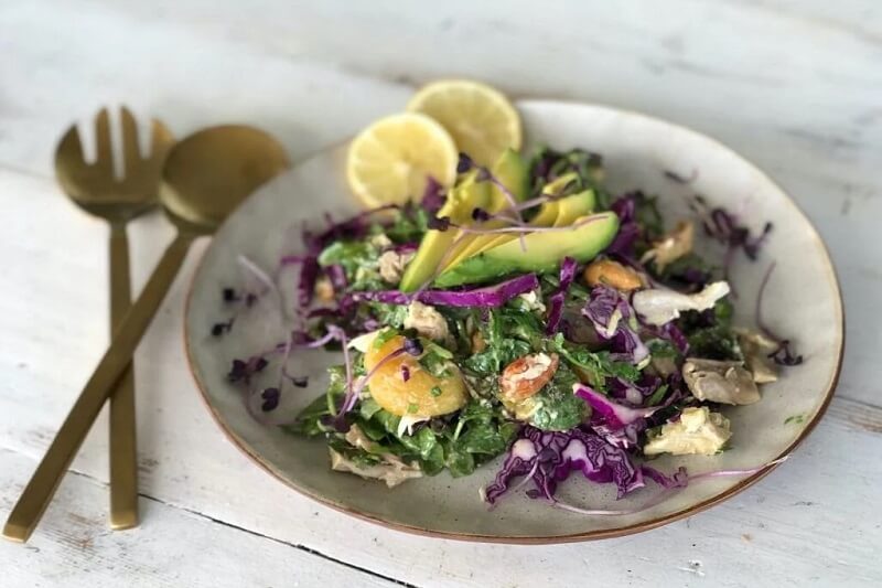 Apricot Almond Chicken Salad