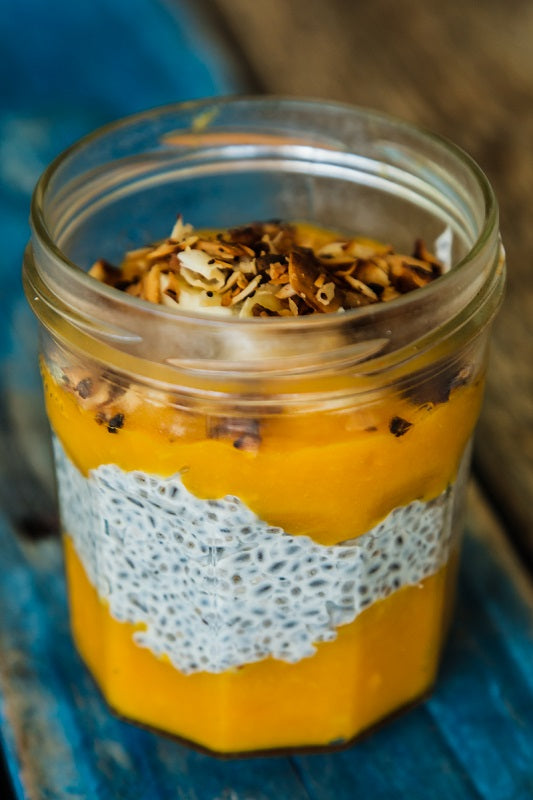 Mango, Coconut and Chia Pot