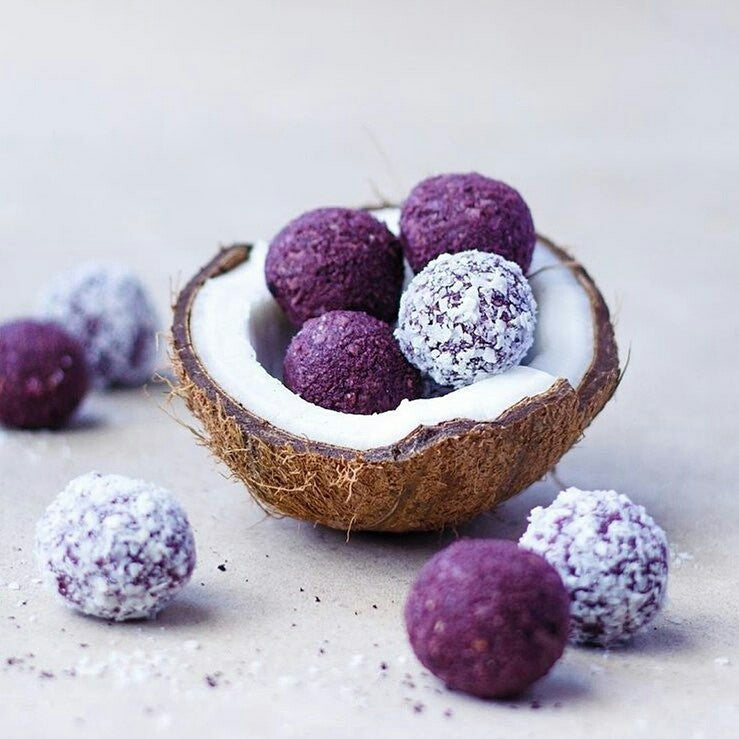 Raspberry Energy Bites