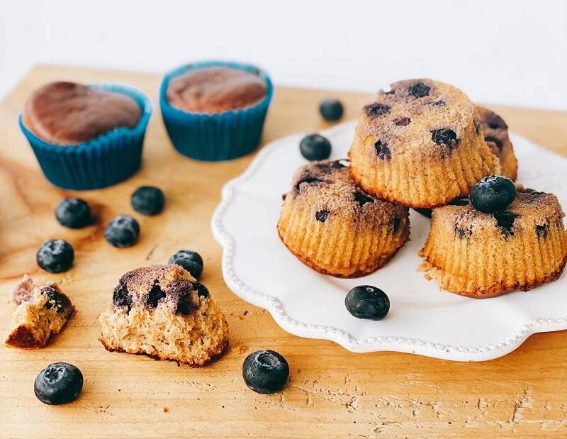 Blueberry Protein Muffins