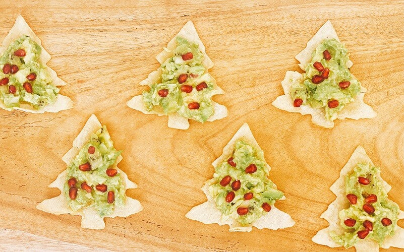 Guacamole Christmas Trees