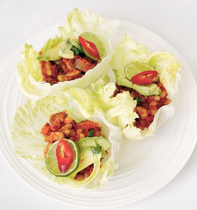 Chilli Lettuce Cups