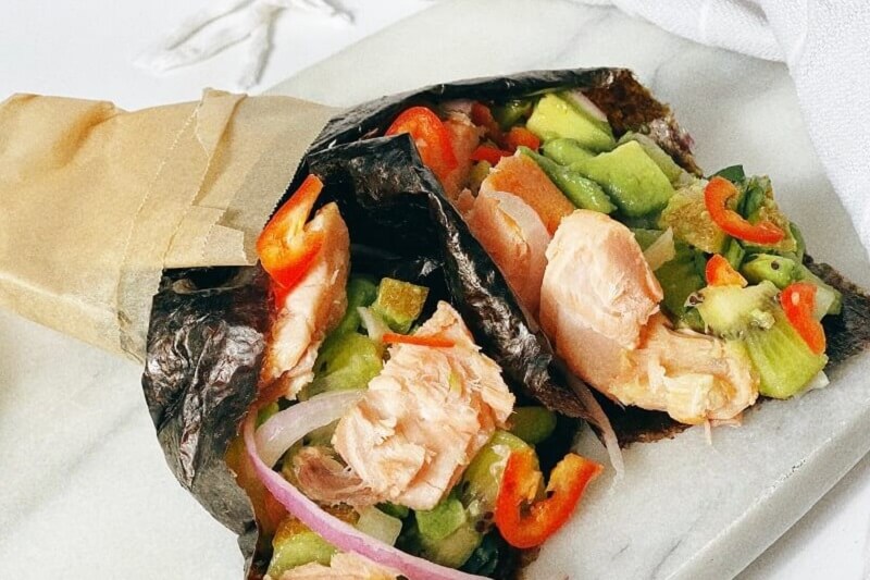 Salmon Nori Wraps