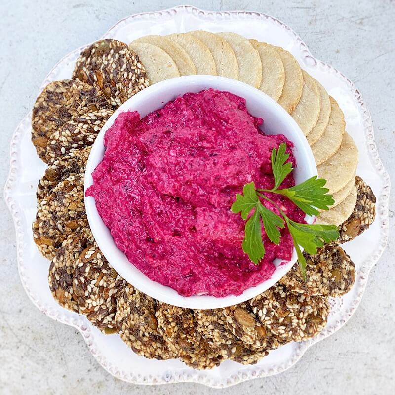 Tofu Beetroot Dip