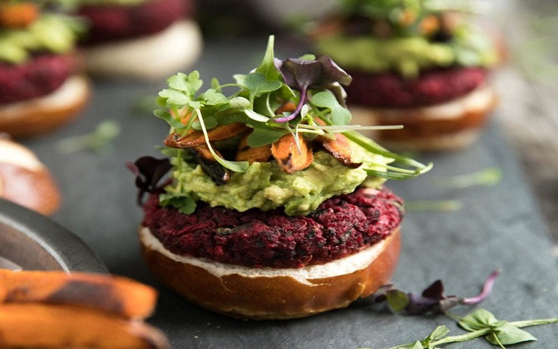 Happy Healthy Vegan Burgers