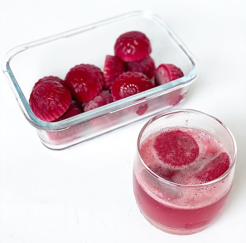 Berry Collagen Ice Cubes