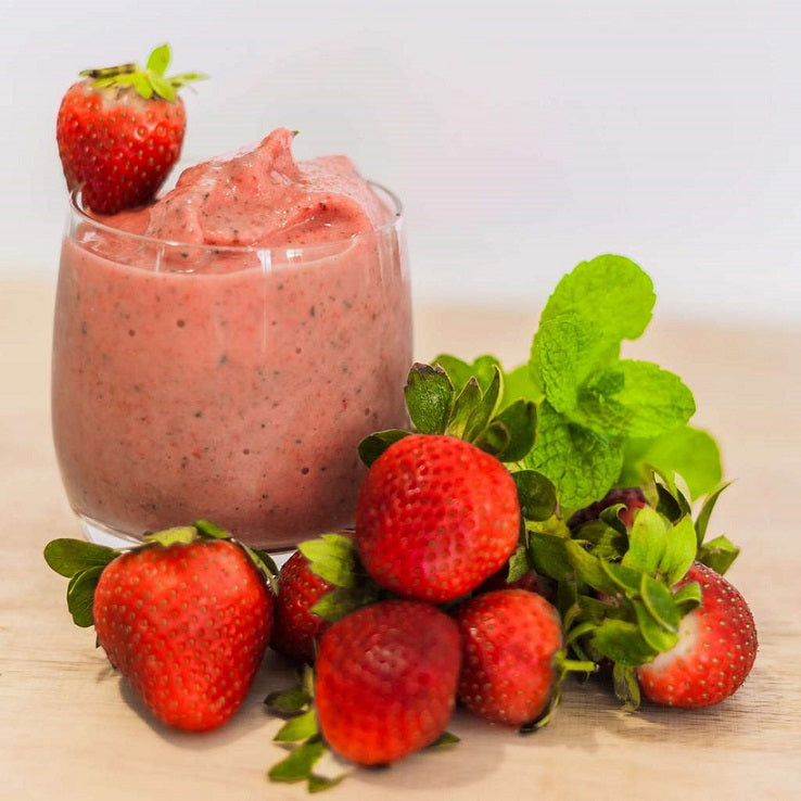 Strawberry and Mint Kick Start