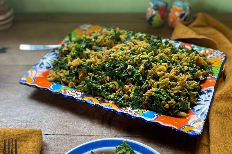 lentil pasta salad