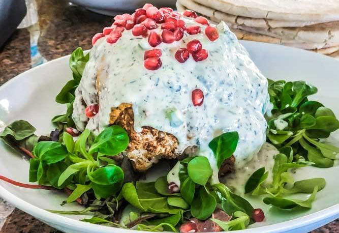 Whole Roasted Cauliflower