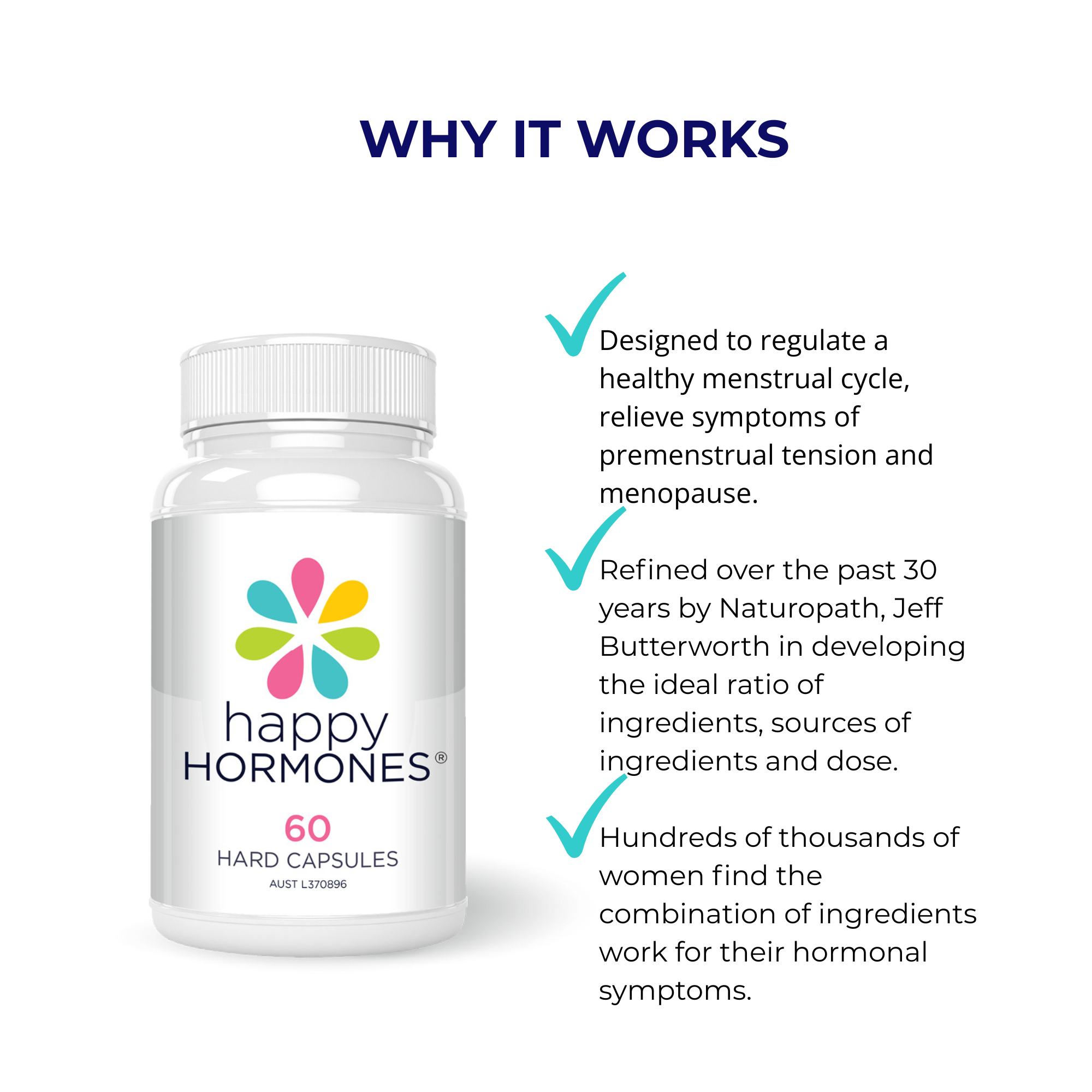 Hormone Balance Supplement - Happy Hormones® Capsules