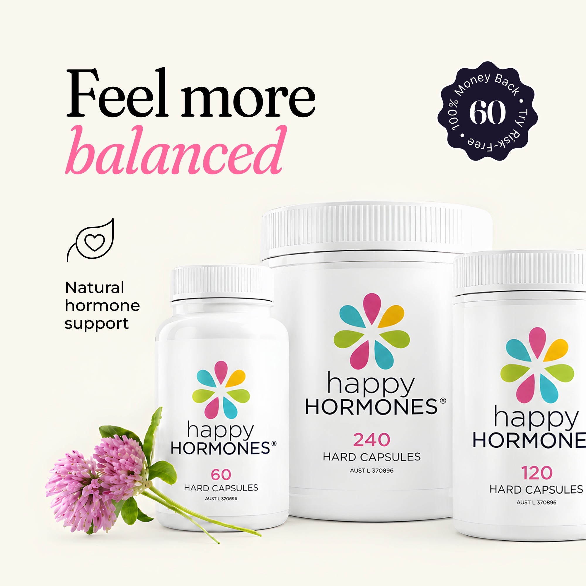 Hormone Balance Supplement - Happy Hormones® Capsules