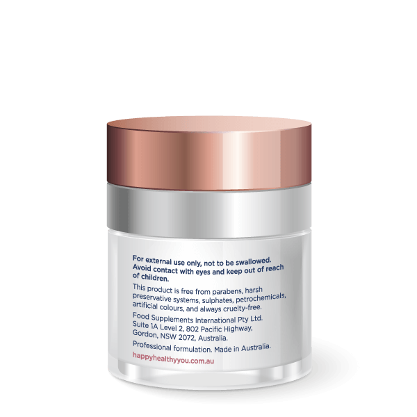 Back of Bottle - Professional Strength Probiotic Face Wash - Happy Healthy You