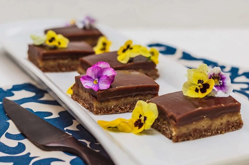 Divine Caramel Slice