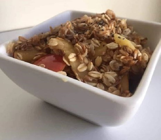 Apple & Nectarine Breakfast Crumble