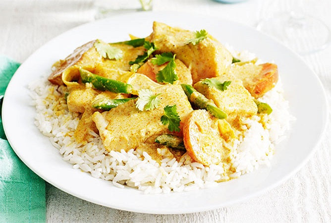 yellow fish curry