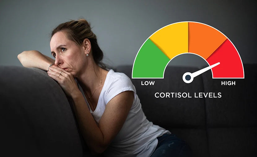 Cortisol and Menopause: Why Stress Feels Worse (And How to Lower Cortisol Naturally)