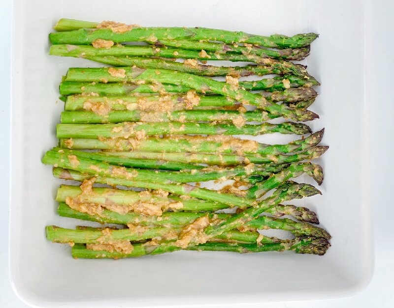 Miso Roasted Asparagus