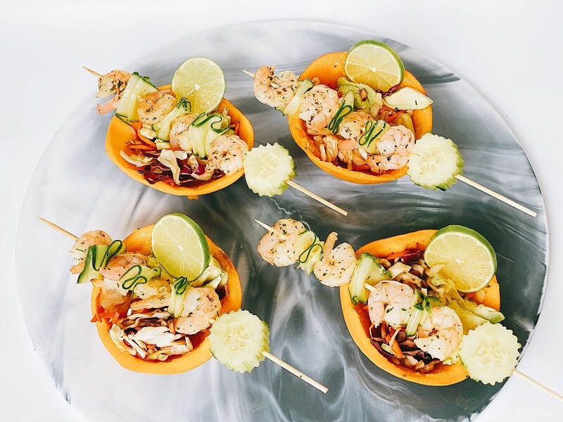 Prawn Mango Cheeks