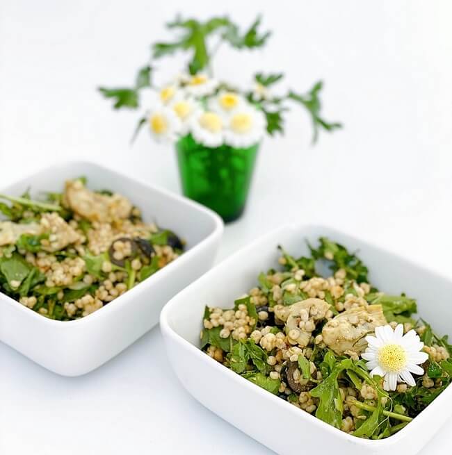 Sorghum Pesto Salad
