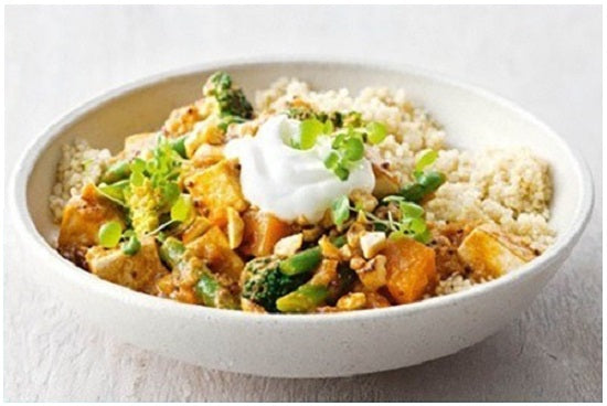 Tofu & Pumpkin Curry with Quinoa