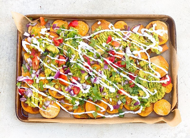 Vegan Sweet Potato Nachos