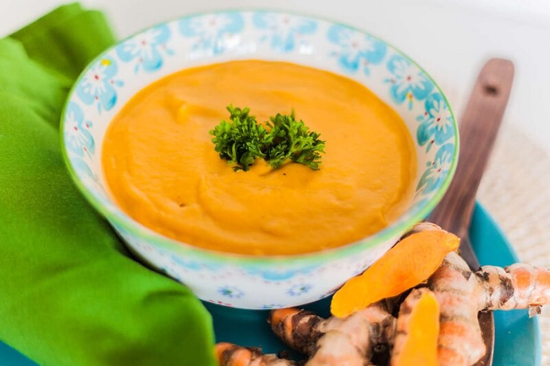 Winter Warmer Pumpkin and Turmeric Soup