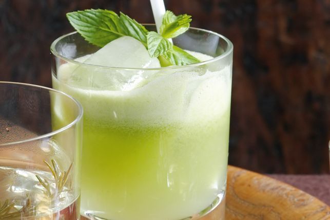 apple pear mint juice