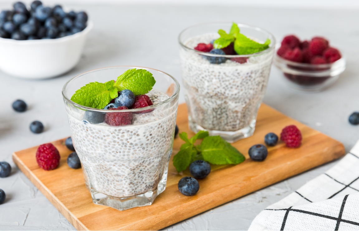 Chia Pudding with Simple Summer Fruits
