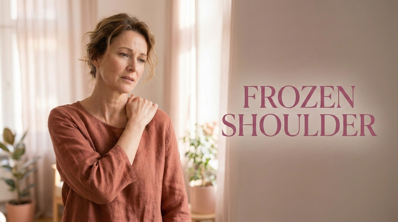 Frozen Shoulder in Perimenopause and Menopause: Why It Happens, and How to Ease It Naturally