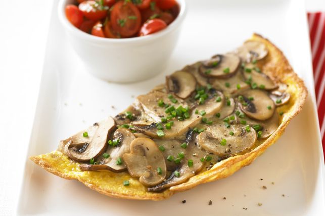 Mixed Mushroom Omelette