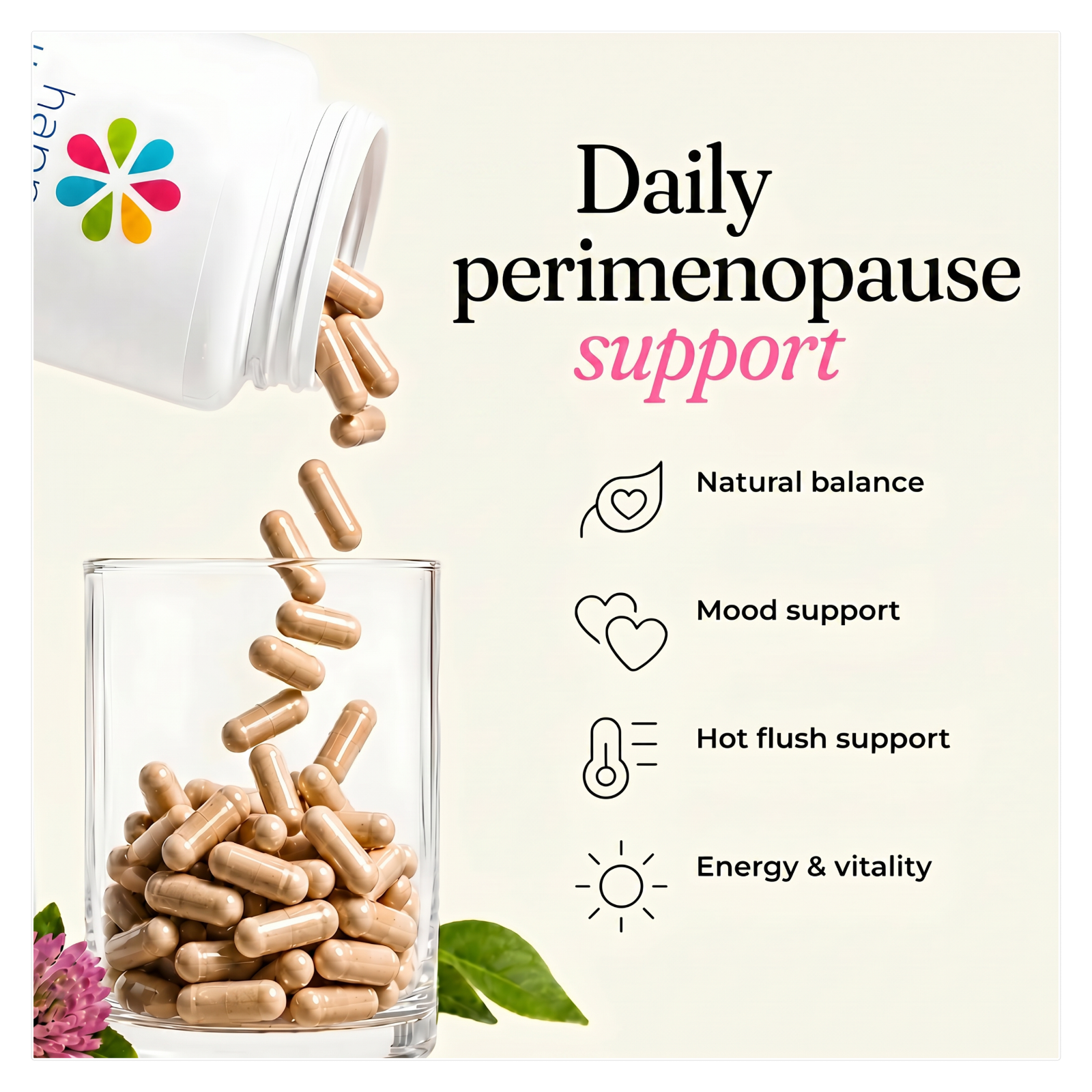 Perimenopause Supplement - Happy Hormones® Capsules