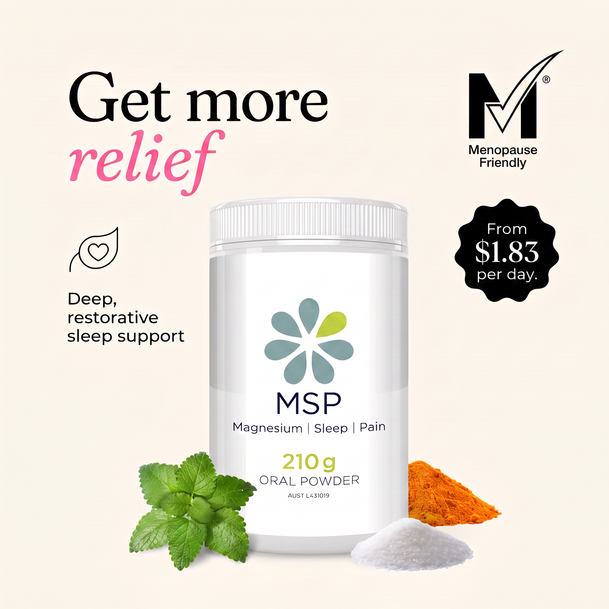 Magnesium Supplement for Sleep - MSP | Magnesium, Sleep, Pain