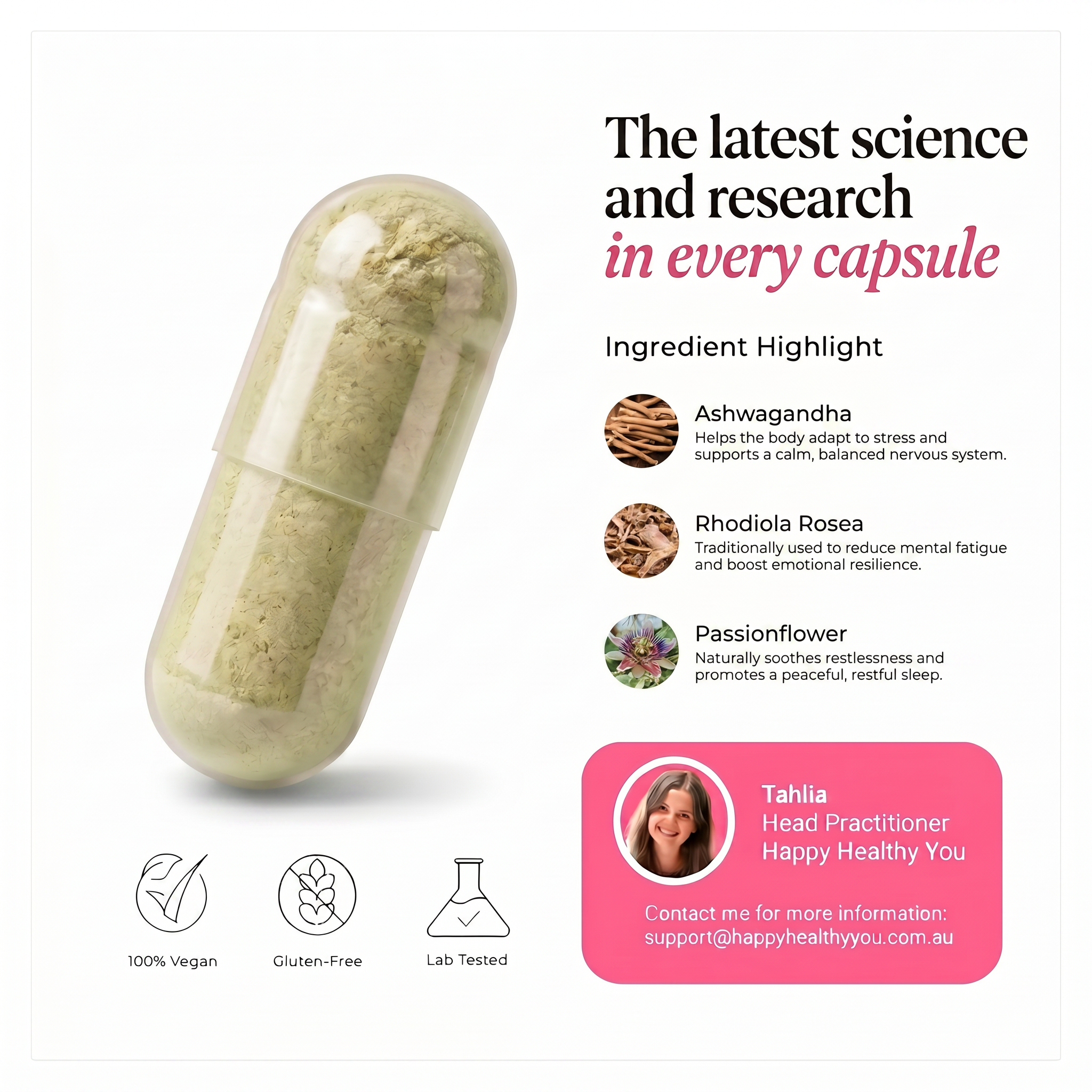 Anxiety & Sleep Supplements – Happy Calm