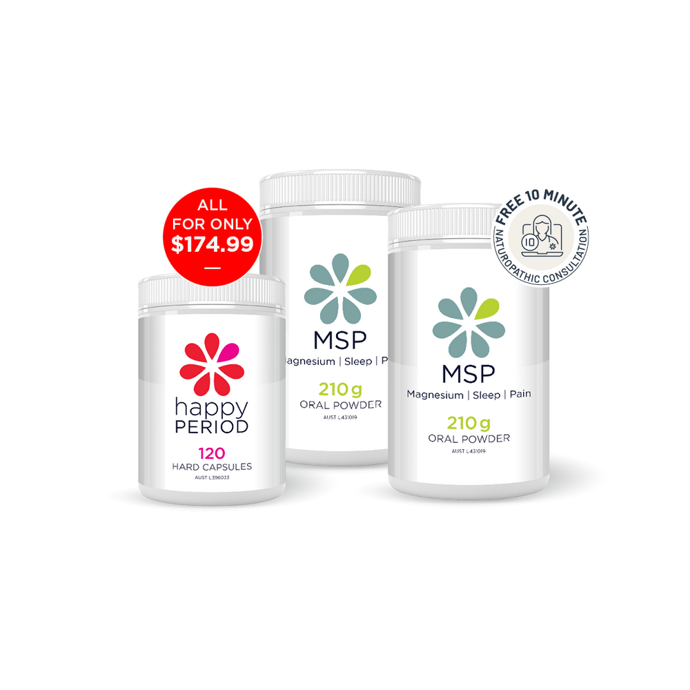 Happy Period + MSP Combo Bundle