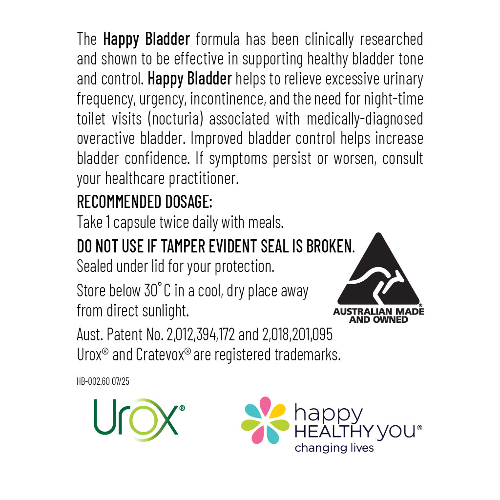 
                  
                    Bladder Health, Control, & Support Supplement - Happy Bladder
                  
                