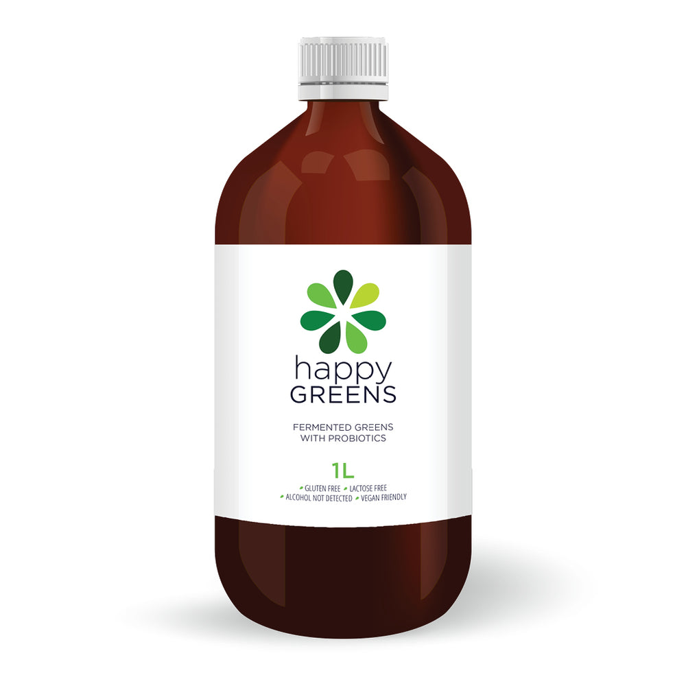 
                  
                    Liquid Probiotics and Green Food Supplements - Happy Greens
                  
                