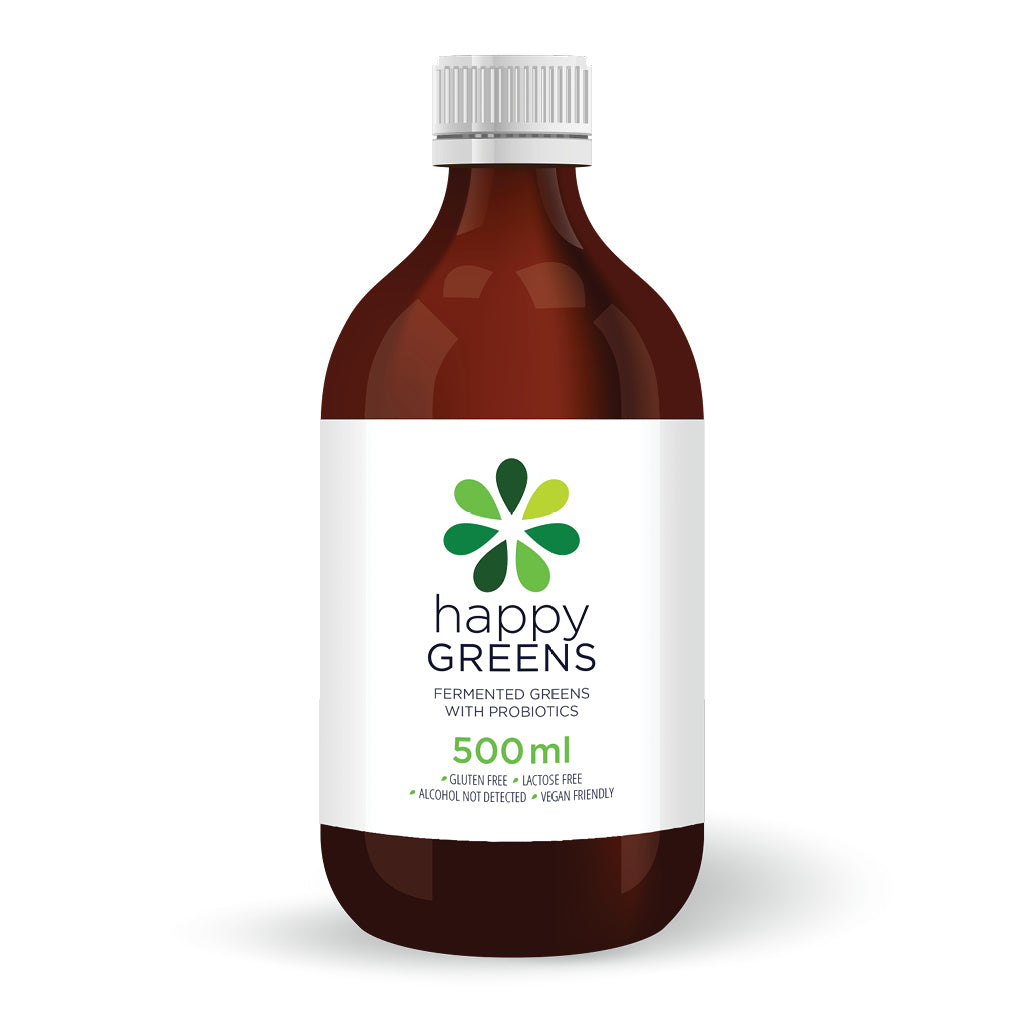 
                  
                    Liquid Probiotics and Green Food Supplements - Happy Greens
                  
                