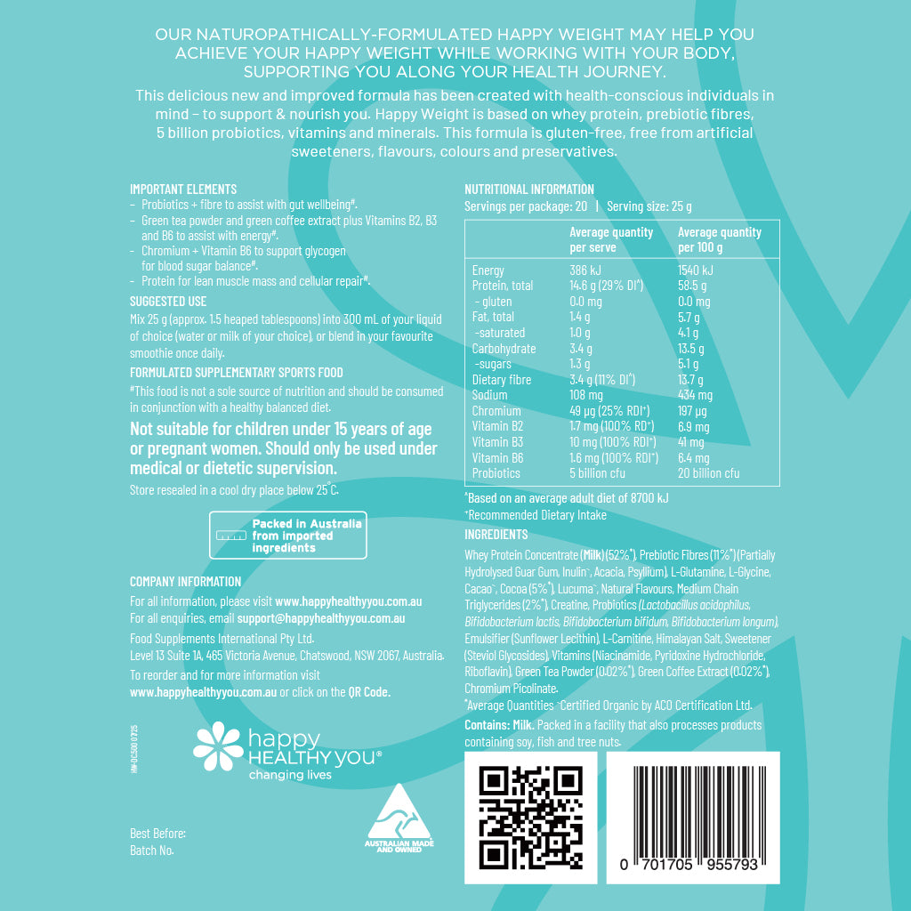 
                  
                    Weight Loss Protein Powder - Happy Weight
                  
                
