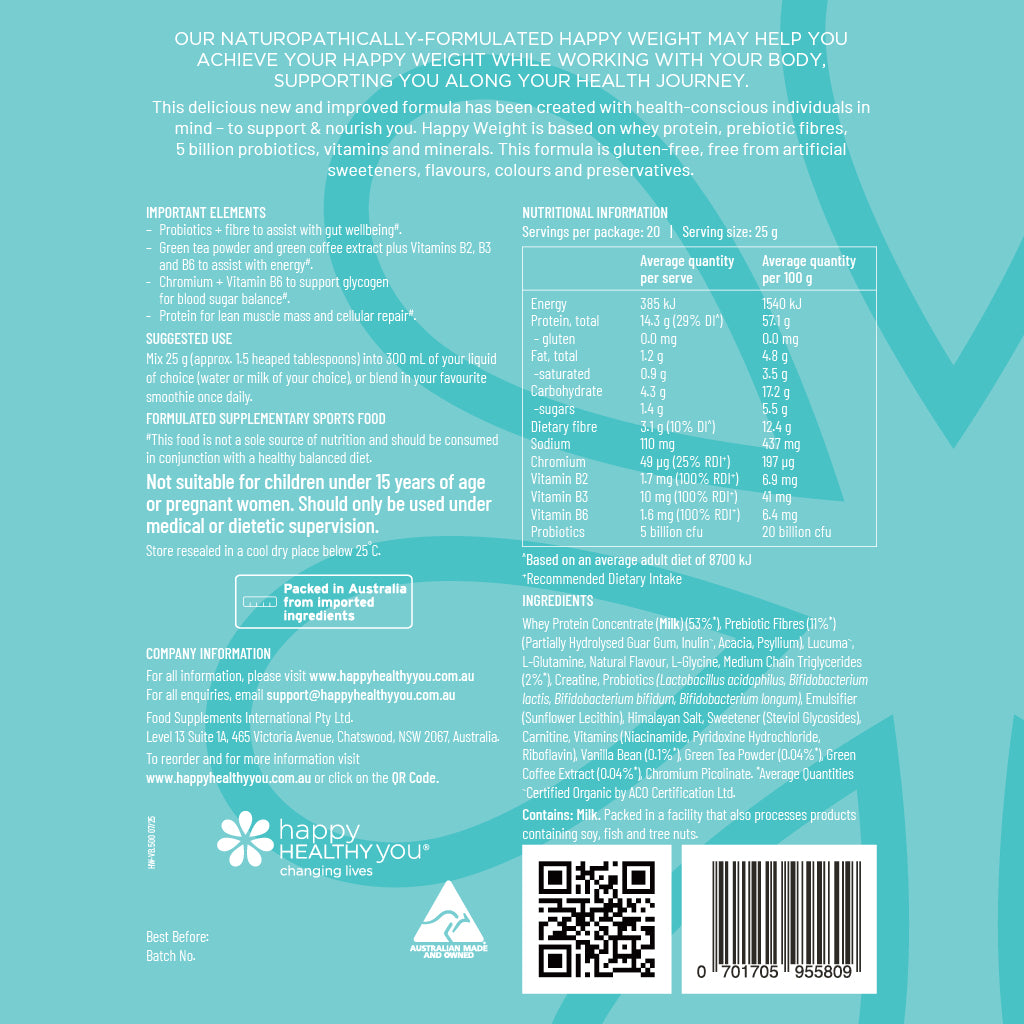 
                  
                    Weight Loss Protein Powder - Happy Weight
                  
                