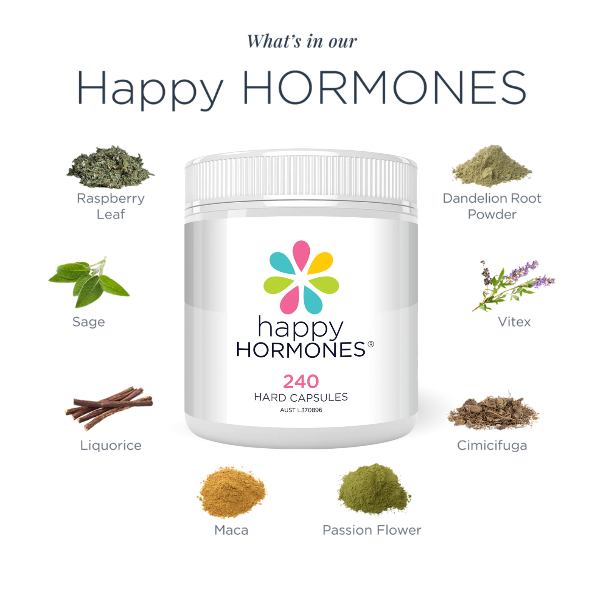 Hormone Balance Supplement - Happy Hormones® Capsules