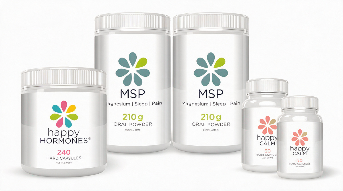 Natural Perimenopause Supplements Bundle | Mood + Sleep + Hormone Support