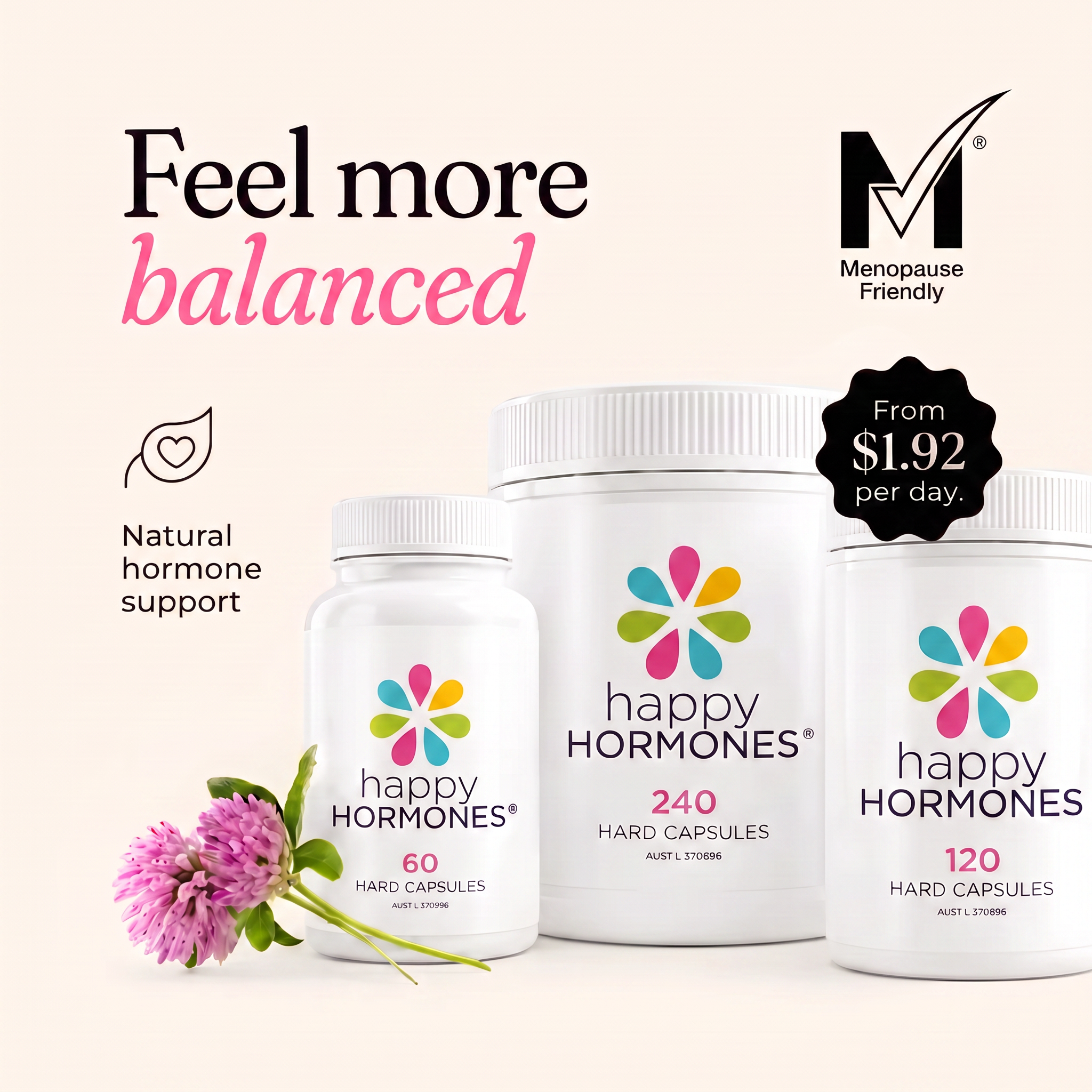 Hormone Balance Supplement - Happy Hormones® Capsules