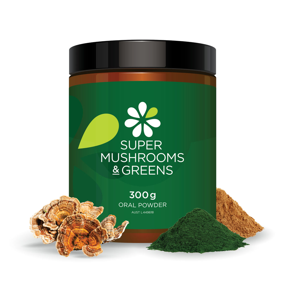 
                  
                    Super Mushrooms & Greens
                  
                