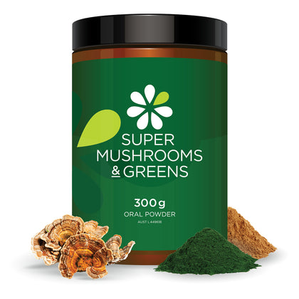 Brain Food & Mushroom Supplements - Super Mushrooms and Greens
