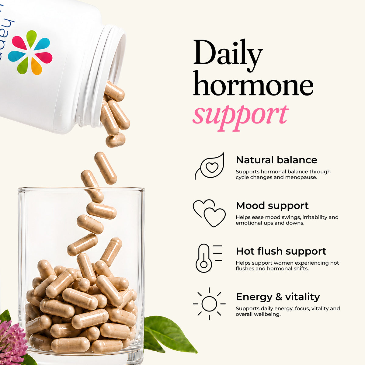 Happy Hormones Tablets for Balance | Happy Healthy You