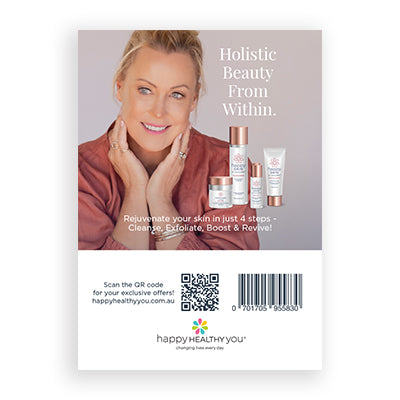 Happy Skin by Lisa Curry Sachet A6 Postcard